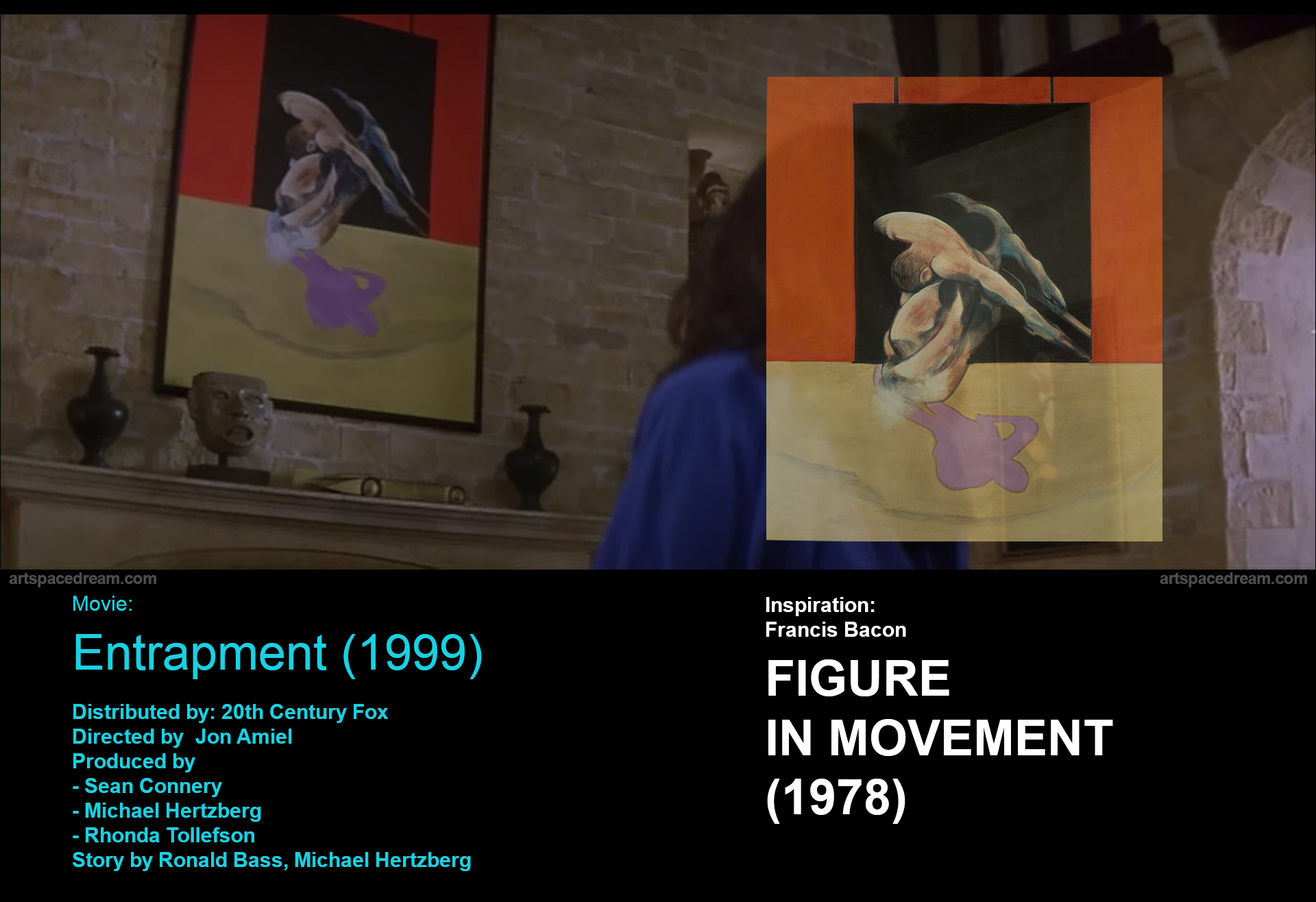 «Painting Francis Bacon. Movie: Entrapment (1999)